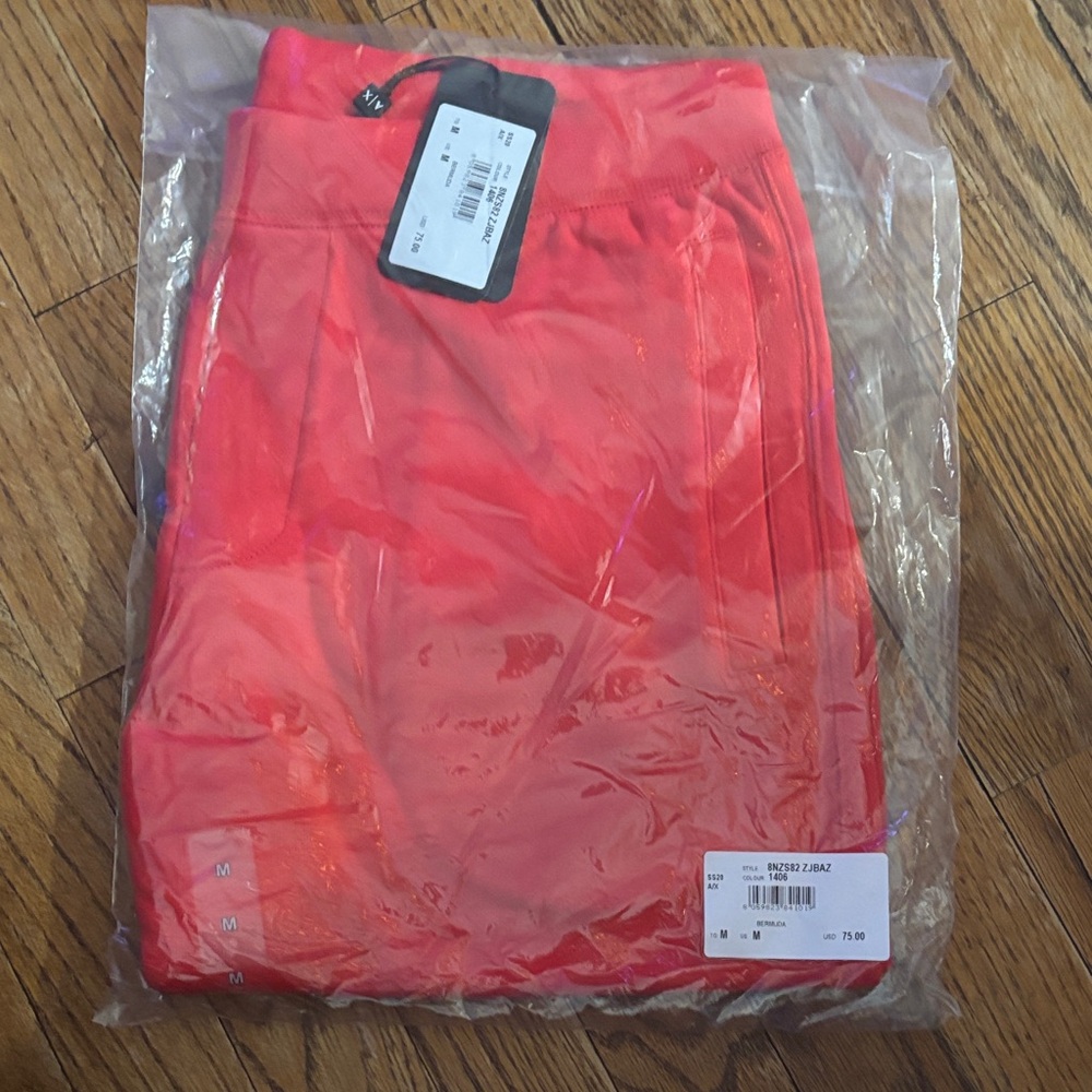 Armani Exchange Red Men Shorts